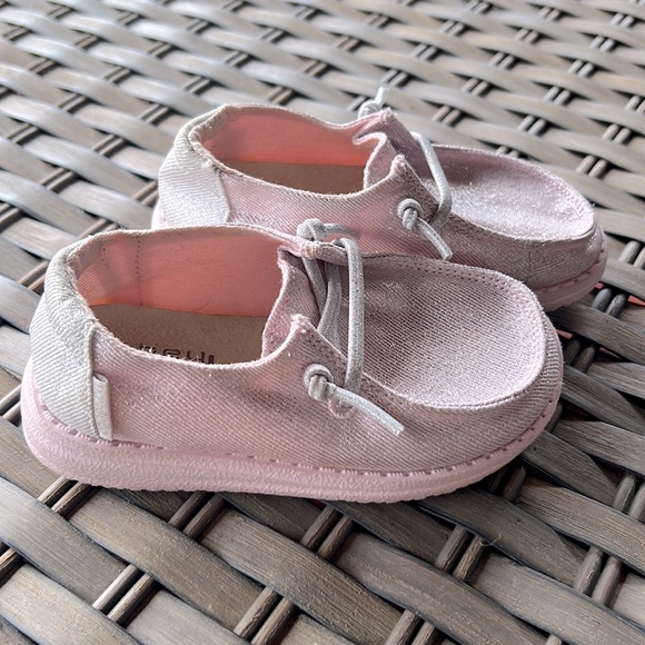 Hey Dude Shoes Pink Sparkle Hey Dude Shoes Poshmark